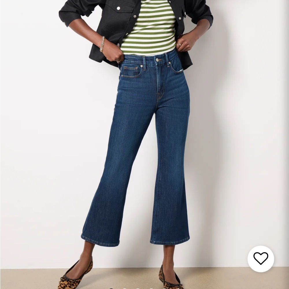 Good American Crop Mini Boot 4/27